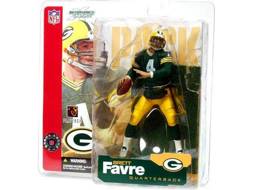 Action Figures and Toys McFarlane Toys - Football - Green Bay Packers - Brett Favre - Cardboard Memories Inc.