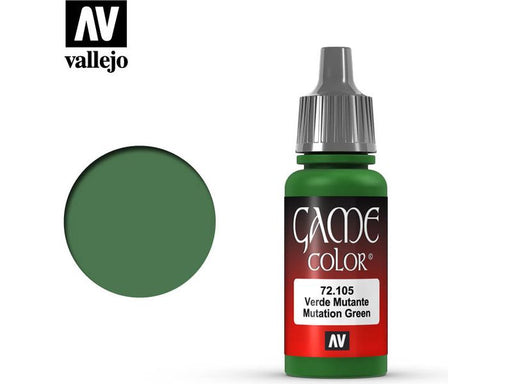 Paints and Paint Accessories Acrylicos Vallejo - Mutation Green - 72 105 - Cardboard Memories Inc.