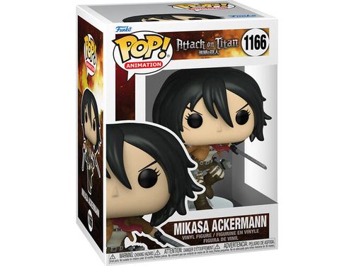 Action Figures ~and Toys POP! - Manga - Attack on Titan - Mikasa Ackermann - Cardboard Memories Inc.