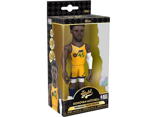 Action Figures and Toys Funko - Gold - Sports - NBA - Utah Jazz - Donovan Mitchell - Premium Figure - Cardboard Memories Inc.
