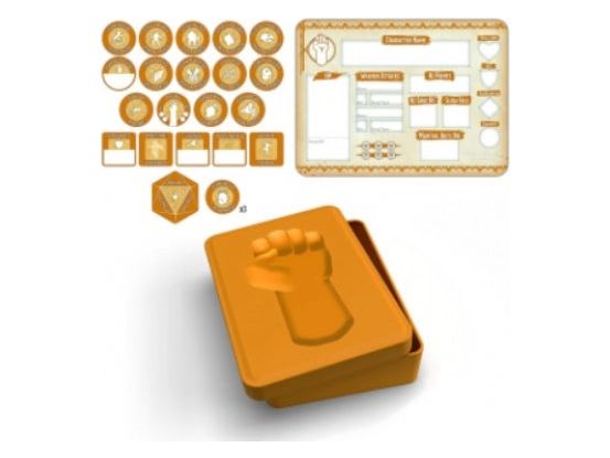 Role Playing Games Wizards of the Coast - Dungeons and Dragons - Monk - Token Set - Cardboard Memories Inc.