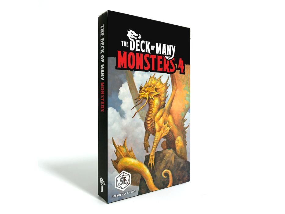 Role Playing Games The Deck of Many - Dungeons and Dragons - 5th Edition - The Deck of Many - Monsters 4 - Cardboard Memories Inc.