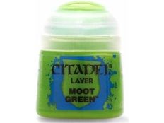 Paints and Paint Accessories Citadel Layer - Moot Green 12ml - 22-24 (New Barcode) - Cardboard Memories Inc.