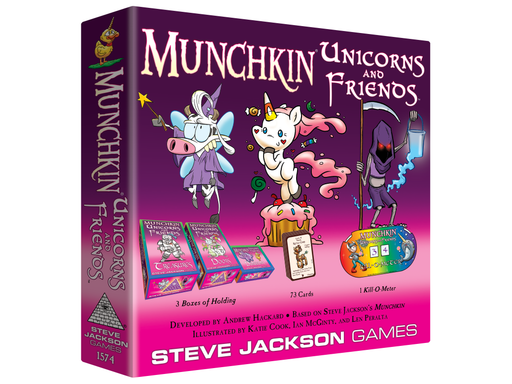 Card Games Steve Jackson Games - Munchkin - Unicorns and Friends - Cardboard Memories Inc.