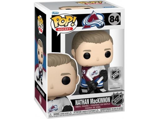 Action Figures and Toys POP! - Sports - NHL - Colorado Avalanche - Nathan MacKinnon - Away - Cardboard Memories Inc.