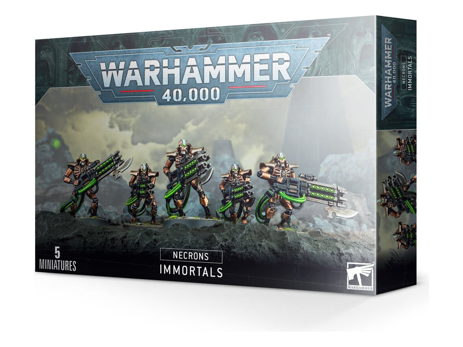 Collectible Miniature Games Games Workshop - Warhammer 40K - Necrons - Immortals - 49-10 - Cardboard Memories Inc.