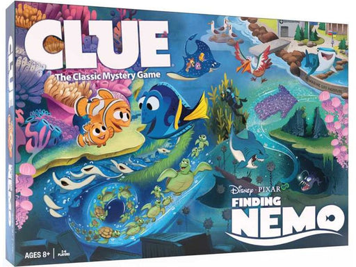 Board Games Usaopoly - Clue - Disney - Pixar - Finding Nemo - Cardboard Memories Inc.