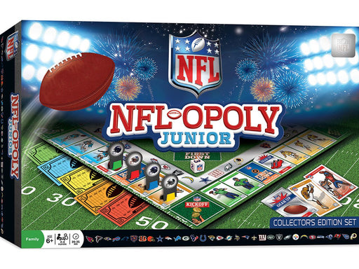 Board Games Masterpieces - NFL Junior-Opoly - Cardboard Memories Inc.