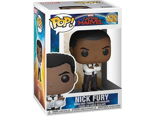 Action Figures and Toys POP! - Movies - Captain Marvel - Nick Fury - Cardboard Memories Inc.