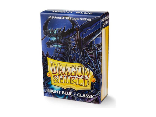 Supplies Arcane Tinmen - Dragon Shield Sleeves - Night Blue Japanese Size - 60 Count - Cardboard Memories Inc.