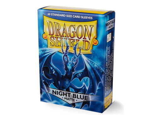 Supplies Arcane Tinmen - Dragon Shield Sleeves - Night Blue Matte - 60 Count - Cardboard Memories Inc.