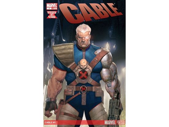 Comic Books Marvel Comics - Cable (2008 2nd Series) 001 (Cond. FN/VF) - 13003 - Cardboard Memories Inc.