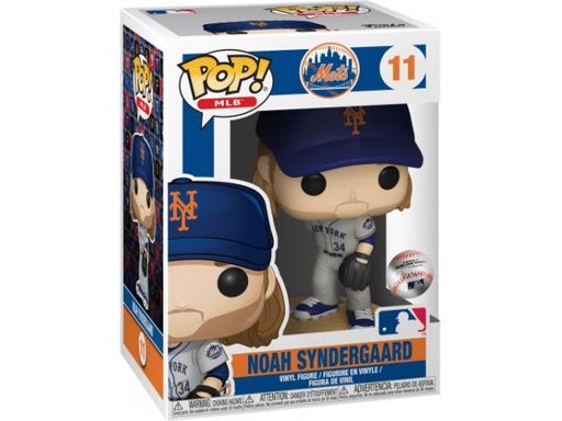 Action Figures and Toys POP! - Sports - MLB - New York Mets - Noah Syndergaard - Grey Uniform - Cardboard Memories Inc.