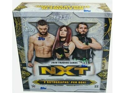Sports Cards Topps - 2020 - WWE Wrestling - NXT - Hobby Box - Cardboard Memories Inc.