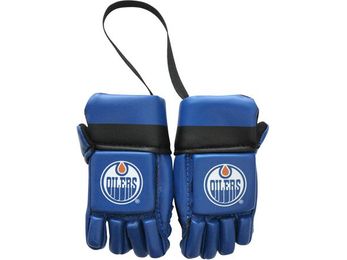 Supplies Top Dog - NHL - Mini Gloves - Edmonton Oilers - Cardboard Memories Inc.