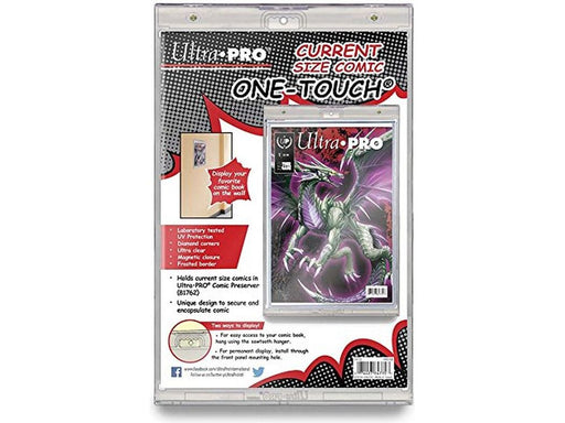 Supplies Ultra Pro - Magnetized One Touch -  UV Comic Holder With Magnet Closure - Current Size - Cardboard Memories Inc.