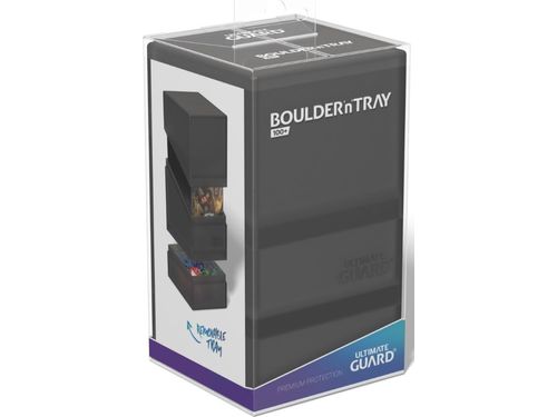 Supplies Ultimate Guard - Boulder N Tray Case - Onyx - 100 - Cardboard Memories Inc.