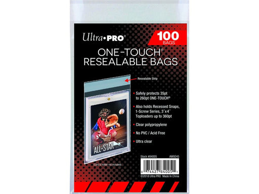 Stickers Ultra Pro - Magnetized One Touch - Resealable Bags - Cardboard Memories Inc.
