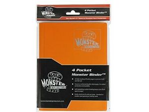 Supplies BCW - Monster - 4 Pocket Binder - Matte Orange - Cardboard Memories Inc.