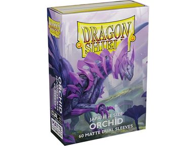 Supplies Arcane Tinmen - Dragon Shield Dual Sleeves - Japanese Size - Matte - Orchid - Package of 60 - Cardboard Memories Inc.