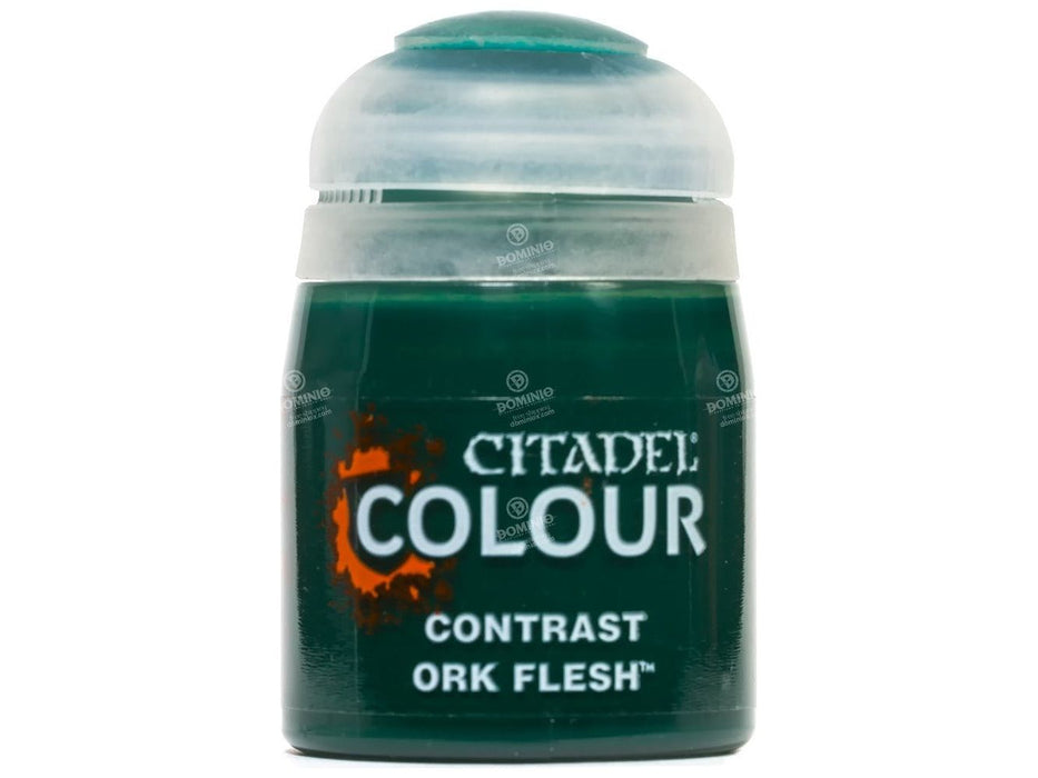 Paints and Paint Accessories Citadel Contrast Paint - Ork Flesh - 29-22 - Cardboard Memories Inc.