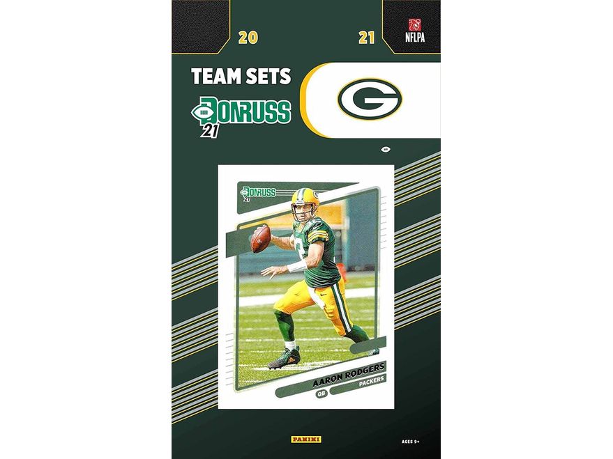 Sports Cards Panini - 2020-21 - Football - Donruss - NFL Team Set - Green Bay Packers - Cardboard Memories Inc.