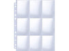 Unclassified Binder Pages - 9 Pocket - Package of 10 - Resealed - Cardboard Memories Inc.