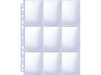 Unclassified Binder Pages - 9 Pocket Stitched - Package of 100 - Cardboard Memories Inc.