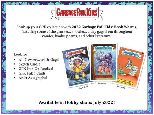 Sports Cards Topps - 2022 - Garbage Pail Kids - Series 1 - Book Worms - Hobby Box - Cardboard Memories Inc.