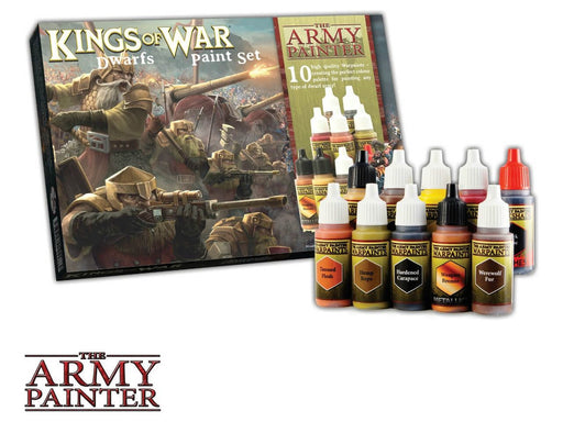 Paints and Paint Accessories Army Painter - Kings of War Dwarfs - Paint Set - Cardboard Memories Inc.