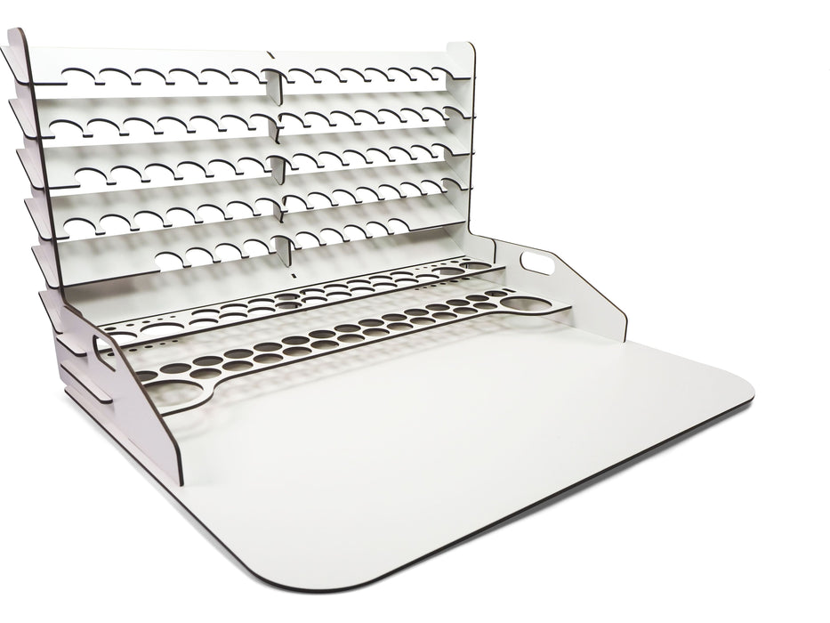 Paints and Paint Accessories Acrylicos Vallejo - Paint Stand Work Station - 50 x 37 cm - Cardboard Memories Inc.