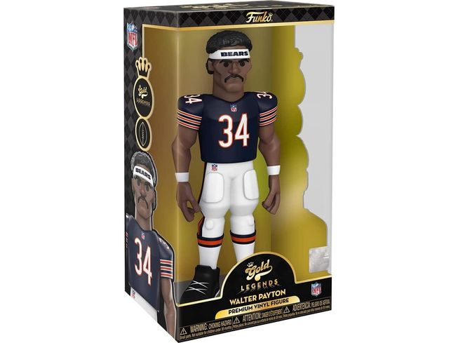 Action Figures and Toys Funko - Gold - Sports - NFL - Chicago Bears - Walter Payton - 12" Premium Figure - Cardboard Memories Inc.