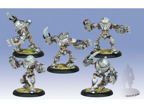 Collectible Miniature Games Privateer Press - Warmachine - Convergence of Cyriss - Perforators Unit - PIP 36020 - Cardboard Memories Inc.