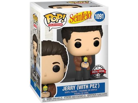 Action Figures and Toys POP! - Television - Seinfeld - Jerry with Pez - Special Edition - Cardboard Memories Inc.