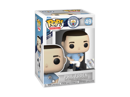 Action Figures and Toys POP! - Sports - Football - Soccer - Manchester City - Phil Foden - Cardboard Memories Inc.
