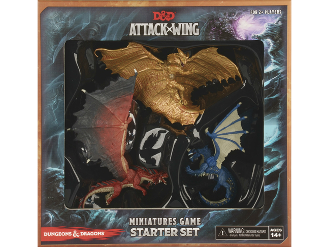 Collectible Miniature Games Wizkids - Dungeons and Dragons Attack Wing - Miniatures Game Starter Set - Cardboard Memories Inc.
