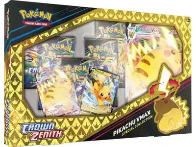 Trading Card Games Pokemon - Crown Zenith - Pikachu VMAX Special Collection Box - Cardboard Memories Inc.