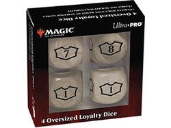 Dice Ultra Pro - Wizards of the Coast - Magic The Gathering - Oversized Loyalty Dice - Plains - Cardboard Memories Inc.