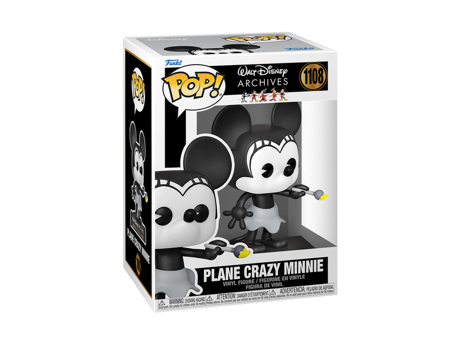 Action Figures and Toys POP! - Disney - Walt Disney Archives - Plane Crazy Minnie Mouse (1928) - Cardboard Memories Inc.