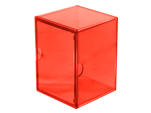 Supplies Ultra Pro - Eclipse - 2 Piece Box - 100 Count - Pumpkin Orange - Cardboard Memories Inc.