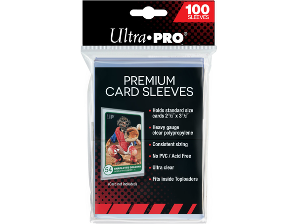 Supplies Ultra Pro - Premium Card Soft Sleeves - Package of 100 - Cardboard Memories Inc.
