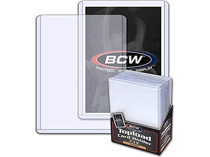 Supplies BCW - Trading Card Top Loaders - 3x4 Inch Premium 20pt - Package of 25 - Cardboard Memories Inc.