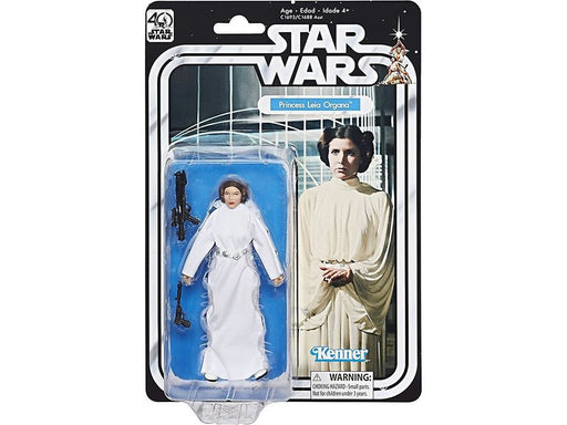 Action Figures and Toys Hasbro - Star Wars - The Black Series - 40th Anniversary - Princess Leia Organa - Cardboard Memories Inc.
