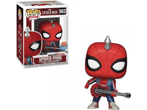Action Figures and Toys POP! -  Movies - Marvel Spider-Man - Spider-Punk - Gamerverse - Cardboard Memories Inc.
