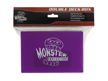 Supplies BCW - Monster - Double Deck Box - Purple - Cardboard Memories Inc.