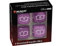 Dice Ultra Pro - Wizards of the Coast - Magic The Gathering - Oversized Loyalty Dice - Swamp - Cardboard Memories Inc.