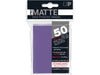 Supplies Ultra Pro - Deck Protectors - Standard Size - 50 Count Matte Purple - Cardboard Memories Inc.