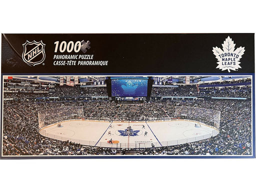 Board Games Masterpieces - Toronto Maple Leafs - 1000 Piece Panoramic Puzzle - Cardboard Memories Inc.