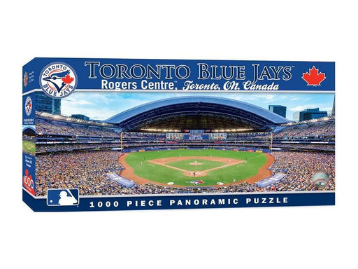 Board Games Masterpieces - Toronto Blue Jays - 1000 Piece Panoramic Puzzle - Cardboard Memories Inc.