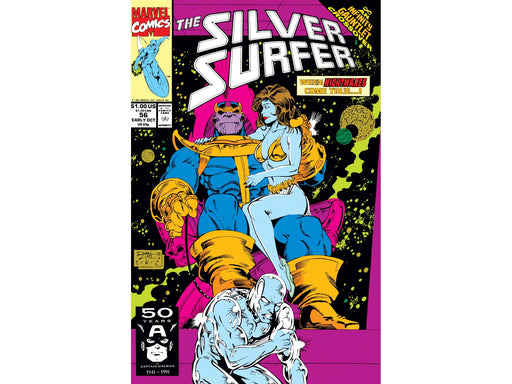 Comic Books Marvel Comics - Silver Surfer (1987 2nd Series) 056 (Cond. VG+) - 12988 - Cardboard Memories Inc.